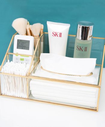 Living Room Light Luxury Household Desktop Tissue Box – Multi-functional TV Remote Control Storage Box, Cosmetic Storage & Tissue Dispenser