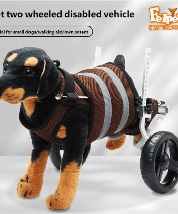 Pet disability car, elderly dog assisted mobility cart, mobility impaired pet dog walking assistance car