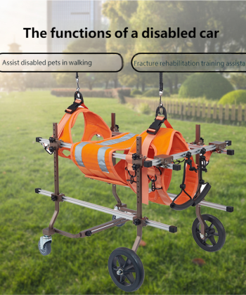 Pet Dog Wheelchair, Dog Rehabilitation Walking Assistance, Big Dog Power Assist, Pet Dog Mobility Scooter