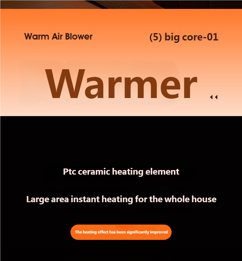 High-Power Home PTC Heater, Office Desktop Space Heater, Small Sun Warm Air Blower, Desktop Style – tydmall High-Power Home PTC Heater, Office Desktop Space Heater, Small Sun Warm Air Blower, Desktop Style tydmall