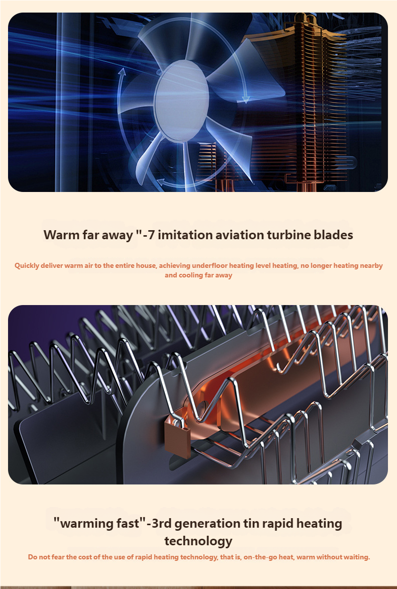 PTC heating desktop heater, small mini heater, portable home office electric heater – tydmall PTC heating desktop heater, small mini heater, portable home office electric heater tydmall