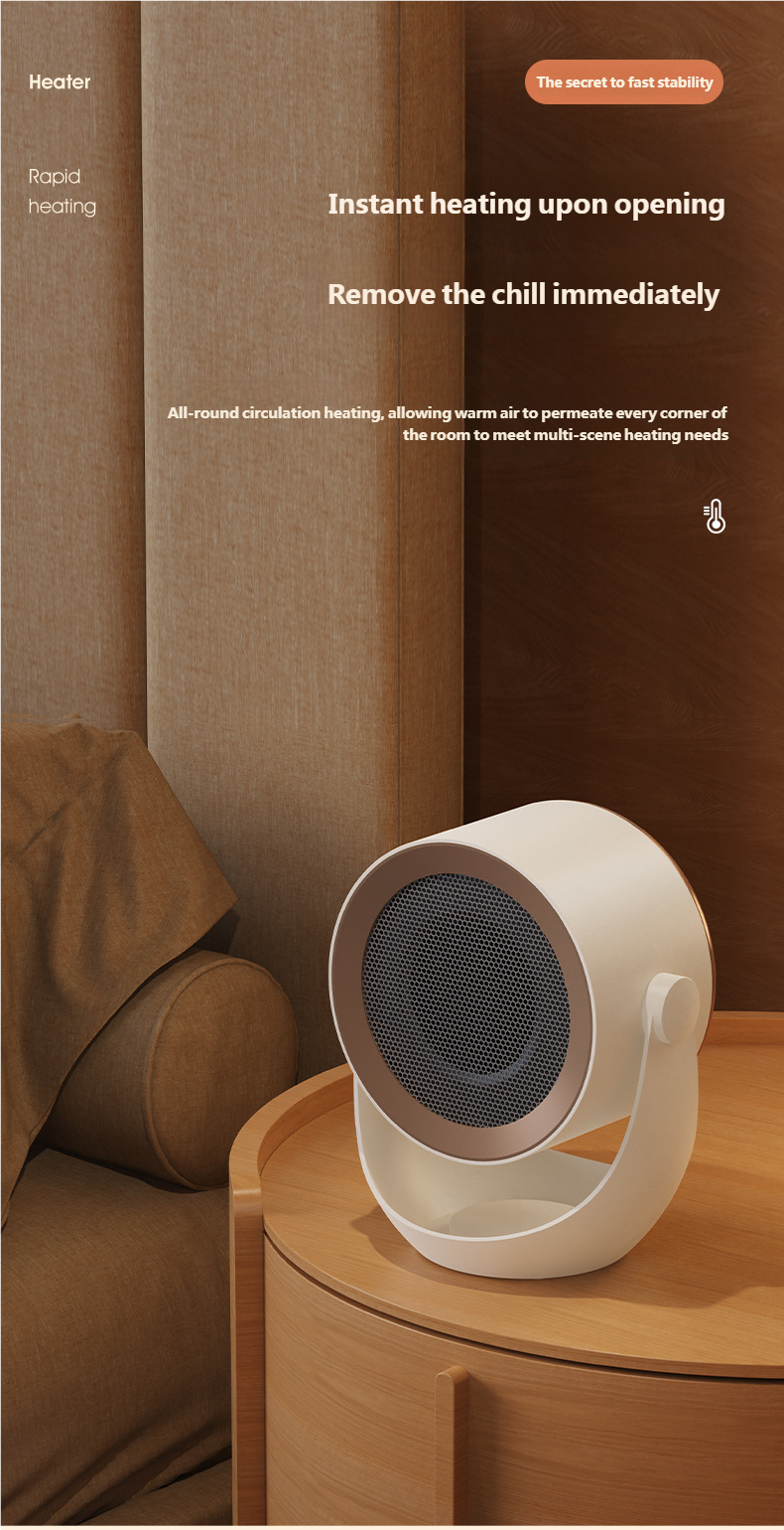 PTC heating desktop heater, small mini heater, portable home office electric heater – tydmall PTC heating desktop heater, small mini heater, portable home office electric heater tydmall