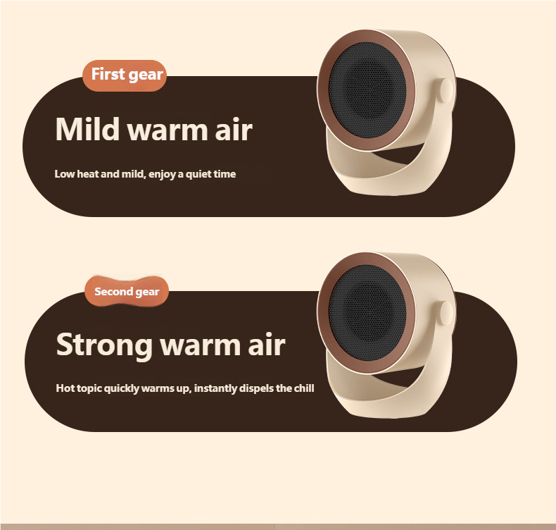 PTC heating desktop heater, small mini heater, portable home office electric heater – tydmall PTC heating desktop heater, small mini heater, portable home office electric heater tydmall