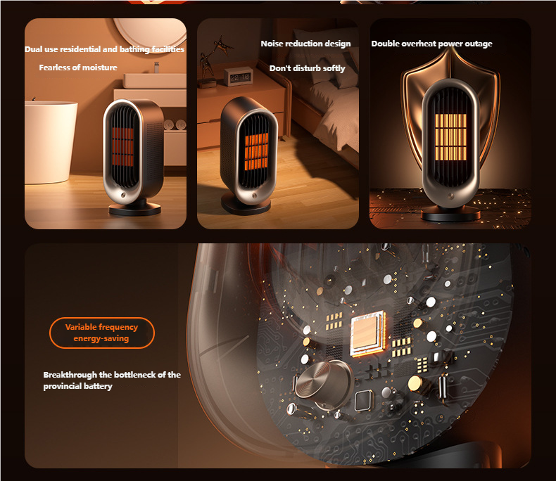 High-Power Home PTC Heater, Office Desktop Space Heater, Small Sun Warm Air Blower, Desktop Style – tydmall High-Power Home PTC Heater, Office Desktop Space Heater, Small Sun Warm Air Blower, Desktop Style tydmall